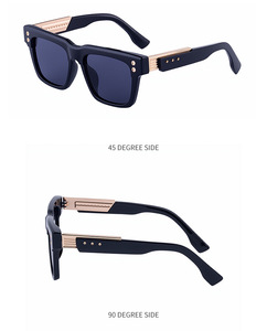 Lunettes <span class=keywords><strong>de</strong></span> <span class=keywords><strong>soleil</strong></span> carrées en gros, pas chères, avec verres dégradés, protection UV400, design tendance pour hommes et femmes - Product Image 5