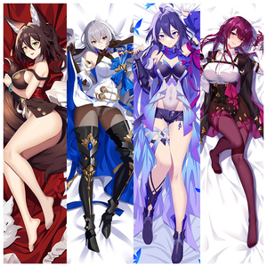 ปลอกหมอนทริคอต 2 ทา<span class=keywords><strong>ง</strong></span> ซักได้ นุ่มสบาย ราคาดีที่สุด ดรอปชิปปิ้<span class=keywords><strong>ง</strong></span> อนิเมะ โลลิ ดาคิมาคุระ อนิเมะ หมอนข้างลายอนิเมะ - Product Image 1