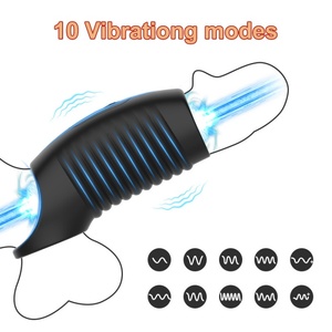 APP-gesteuerte Silikon-Hahn hülse für Männer Vibrationsverzögerungs-Ejakulation funktion - Product Image 5