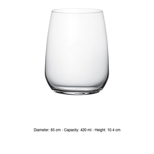 Bormioli Rocco Tumbler Premium Water Frizzante Crystal Glass 42 cl Restaurant Supplies Bar Supplies Wholesale - Product Image 3
