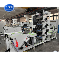Machine d'impression flexographique de type empilable 6 couleurs avec sécheur UV pour étiquettes adhésives