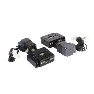 C & K yüksek hassasiyetli 70 mm motorlu sürgülü masa gonyometresi sahne optik gonyometresi sahne motorlu çeviri sahne - Product Image 6