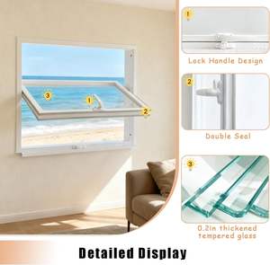 เชดวินโดว์ส์, 360 °   <span class=keywords><strong>หน้าต่าง</strong></span><span class=keywords><strong>บาน</strong></span><span class=keywords><strong>เลื่อน</strong></span>แบบหมุนได้, <span class=keywords><strong>หน้าต่าง</strong></span>กระจกอลูมิเนียมอัลลอยพร้อมมือจับ, <span class=keywords><strong>หน้าต่าง</strong></span>ฝังผนังสำหรับห้องน้ำในห้องใต้ดิน - Product Image 5