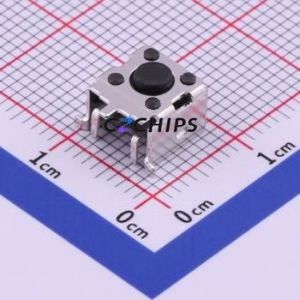 TS-1045-A1B3-D2 Tactile Switch SMD Switch Single Pole Single Throw Round Button 2.5N Horizontal Mount - Product Image 1