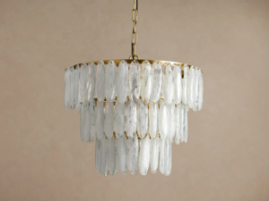 RHOEM Luxury Designer Oval Chandelier Alabaster <strong>Crystal</strong> Amber Glass Chandelier <strong>Ceiling</strong> <strong>Light</strong> for Living Room Fashion <strong>Light</strong> - Product Image 5