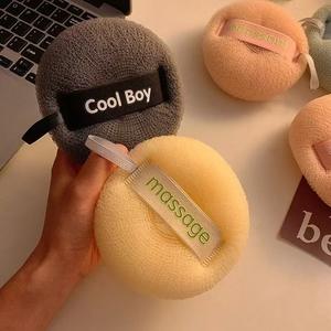 Bola de Baño 2 en 1 con Diseño Ovalado Moderno, Función de Burbujas Anti-Dispersión, Material de Poliéster Duradero para Baño - Product Image 4