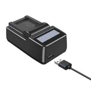यूनिवर्सल एलसीडी एकल चार्जर 1.5A 2A फास्ट त्वरित 2.0 चार्जर लिथियम आयन बैटरी चार्जर के लिए कैमरा डिजिटल बैटरी