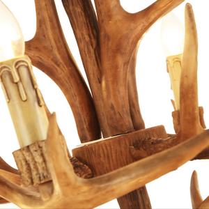 <span class=keywords><strong>Lustre</strong></span> <span class=keywords><strong>en</strong></span> résine <span class=keywords><strong>de</strong></span> style rustique américain vintage, grand <span class=keywords><strong>cerf</strong></span> à cornes, éclairage d'intérieur avec base <span class=keywords><strong>en</strong></span> <span class=keywords><strong>bois</strong></span> <span class=keywords><strong>de</strong></span> forme allongée - Product Image 6