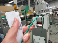 Machine d'extrusion de revêtement plastique, extrudeuse de corde à sauter, tube en acier, filetage Nylon