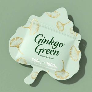 Gravure personnalisée imprimée 3.5g de forme irrégulière découpée à l'emporte-pièce Sac en mylar zip-lock étanche à l'humidité pour gelée Sushi Chewing-gum - Product Image 3