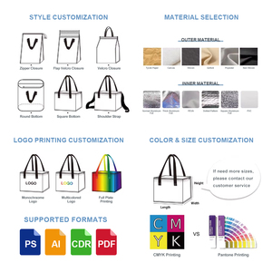 Bolsa Térmica para Almuerzo con Logotipo Personalizado, Reutilizable, Pequeña, para 6 Latas, de Tela No Tejida, Aislada, con Asa Larga - Product Image 5