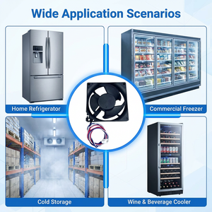 HH0004962A 172008034984 Moteur de ventilateur BLDC 12V 18V pour congélateur et chambre froide, avec fonction de dégivrage et congélation profonde, pour pièces de réfrigérateurs SAMSUNG LG - Product Image 4