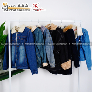 Veste en jean vintage épaisse et lourde KungFu KingAAA pour l'hiver, manteau décontracté, vêtements de taille mixte, Ukay Vip, vente en gros - Product Image 3