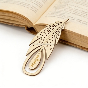 Marcapáginas de Madera Personalizados al por Mayor en Varios Estilos, Regalos Perfectos para Amantes de los Libros, Marcapáginas de Madera Cortados y Grabados con Láser - Product Image 4
