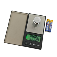 Mini balance en or 0.01g balance de poche numérique balance électronique 600g affichage à LED 600g 0.01g balance de bijoux en or en acier inoxydable