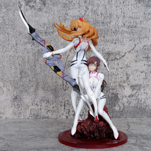 Nuevas figuras de anime OEM personalizadas de PVC de 26 cm, Pretty Soldier, juego de rol, dos chicas en postura de pie, <span class=keywords><strong>Asuka</strong></span> Langley Soryu, <span class=keywords><strong>Evangelion</strong></span> - Product Image 1