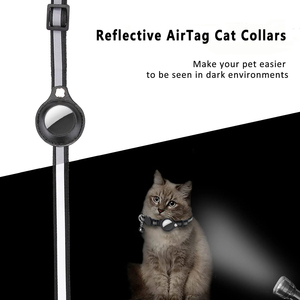 Airtag-Halsband für Katzen mit Schutzhülle für Anti-Verlust-Ortungsgerät und reflektierendem Haustierhalsband für Hunde - Product Image 4