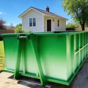 Kontainer Hook Lift Galvanis Celup Panas Baja A210 <span class=keywords><strong>Heavy</strong></span> Duty untuk Logam Bekas Industri - Product Image 5