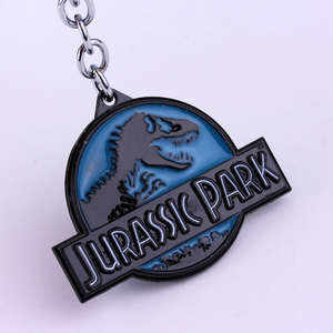 Llaveros de Metal de Dinosaurios de la Película Jurassic World <span class=keywords><strong>Fallen</strong></span> Kingdom, Joyería de Moda al por Mayor - Product Image 6
