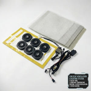 Sistema di Ventilazione e Riscaldamento per Sedili Auto, Interruttore Quadrato Regolabile <span class=keywords><strong>a</strong></span> 3 Livelli, Parti Universali per Modifiche Auto - Product Image 2
