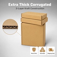 Boîte d'expédition en carton ondulé avec logo personnalisé pour boissons, emballage en papier recyclé, carton d'emballage extra rigide, boîte d'emballage express
