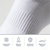Chaussettes de sport athlétiques en jacquard New East Crew en coton pour hommes, chaussettes de gym tricotées, design de marque, vente en gros, chaussettes personnalisées