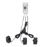 Compteur d'énergie triphasé Acrel ADL400N sur rail DIN, entrée AC 0-300A, RS485 Modbus RTU, transformateurs de courant à noyau divisé, précision 0.5, CE