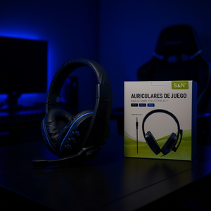 S&N <b>Gaming</b> Headset For Ps4 Xbox One Pc 7.1 Surround Sound With Mic And Volume <b>Control</b> - Product Image 3