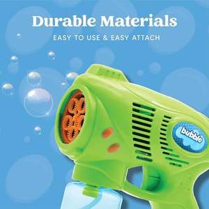 JOYIN <span class=keywords><strong>2</strong></span> Kids Plastic Bubble <span class=keywords><strong>Gun</strong></span> com <span class=keywords><strong>2</strong></span> Garrafas Solução de Recarga para 1-3 4-8 Year Olds Party Favors e Summer Fun Toy - Product Image 3