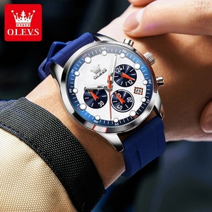Olevs 5602 marque chronographe montres à Quartz Sport étanche horloge homme <span class=keywords><strong>montre</strong></span>-bracelet pour hommes Relogio Masculino <span class=keywords><strong>Montre</strong></span> Relojes Uhr - Product Image 1