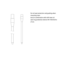 Dispositif de protection d'étanchéité pour tuyau d'huile de haute qualité 45 #   Outils de réparation de transmission ZF12 à utilisation simple