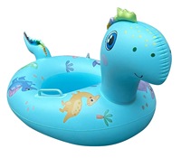 Dessin animé dinosaure piscine flotteur anneau Tubes tube de prévention de renversement pour enfants flottant gonflable anneaux de bain plage fête jouet