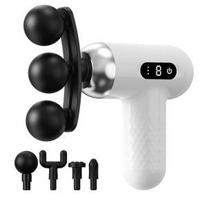 Pistola de Masaje Portátil <span class=keywords><strong>BELEN</strong></span> KB-806 con 5 Cabezales de Masaje, Batería Recargable de 800 mAh, Diseño Portátil, 4-6 Horas de Autonomía - Product Image 1
