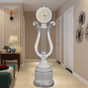 Cổ lớn tầng thường vụ đồng hồ cho sang trọng trang trí hiện đại Nhựa đàn hạc trụ cột Đồng hồ thạch anh trang trí tầng thường vụ đồng hồ - Product Image 2