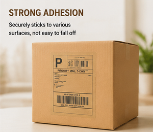 Kraft <b>Paper</b> Self-Adhesive Labels Rectangular Strong Adhesion Shipping Packaging Labels - Product Image 1