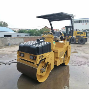 รถบดถนนเครื่องยนต์ดีเซลแบบดรัมเดี่ยว 3 ตัน ยี่ห้อจีน รุ่นปี 2018 แรงบด 35 กิโลนิวตัน เครื่องจักรงานดินมือสองสภาพดี - Product Image 1