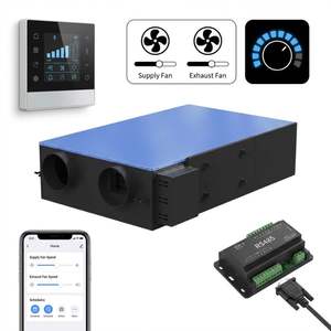 Système de ventilation à récupération de chaleur <span class=keywords><strong>VMC</strong></span> à <span class=keywords><strong>double</strong></span> <span class=keywords><strong>flux</strong></span> LANSTEP avec débit d'air équilibré et conception à haute efficacité énergétique - Product Image 2