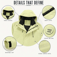 Veste d'hiver pour homme respirante AI-MICH, couleurs personnalisées, vente en gros, logo, randonnée, camping, plein air