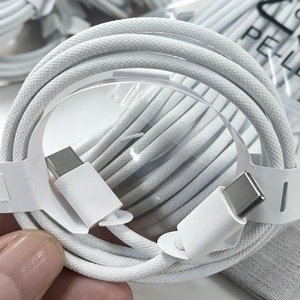 Câble USB-C tressé à charge rapide PD 60W, conducteur en cuivre pur, anti-casse, pour la charge et le transfert de données, compatible avec les modèles 18, 17, 16 - <span class=keywords><strong>Prix</strong></span> usine - Product Image 1