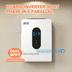 Onduleur Hybride Solaire UNC UL1741 12kW 48V 51.2V Double MPPT Phase Divisée 6 Chaînes Parallèles 160A WIFI CT Version US - Product Image 3