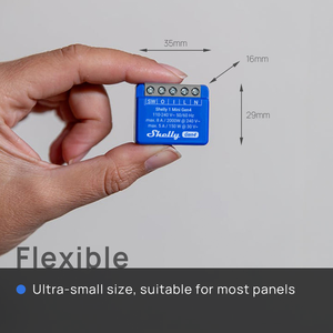 Shelly 1 Mini Gen4 Matter MQTT สมาร์ทโฮม Zigbee WiFi ระบบควบคุมประตูโรงรถ<span class=keywords><strong>อัจฉริยะ</strong></span> รองรับ Alexa, Google <span class=keywords><strong>Home</strong></span> และ HomeKit - Product Image 3