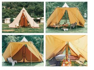 Luxury 4 Meter <strong>Tipi</strong> Tent Outdoor Large Glamping Camping <strong>Teepee</strong> Tent for Sale - Product Image 5