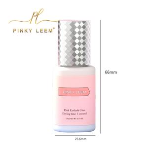 Pinky Leem Waterproof Eyelash <b>Glue</b> 1s Sensitive Pink Eyelash Extension <b>Glue</b> <b>Individual</b> <b>Lash</b> Adhesive <b>for</b> Pink Bottle - Product Image 5