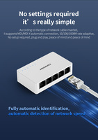COMFAST CF-SG53 5-Port 1000Mbps Switch Ethernet Switch Multi-Gigabit Unmanaged Mini Desktop Network Switch 10G Switch harga rendah