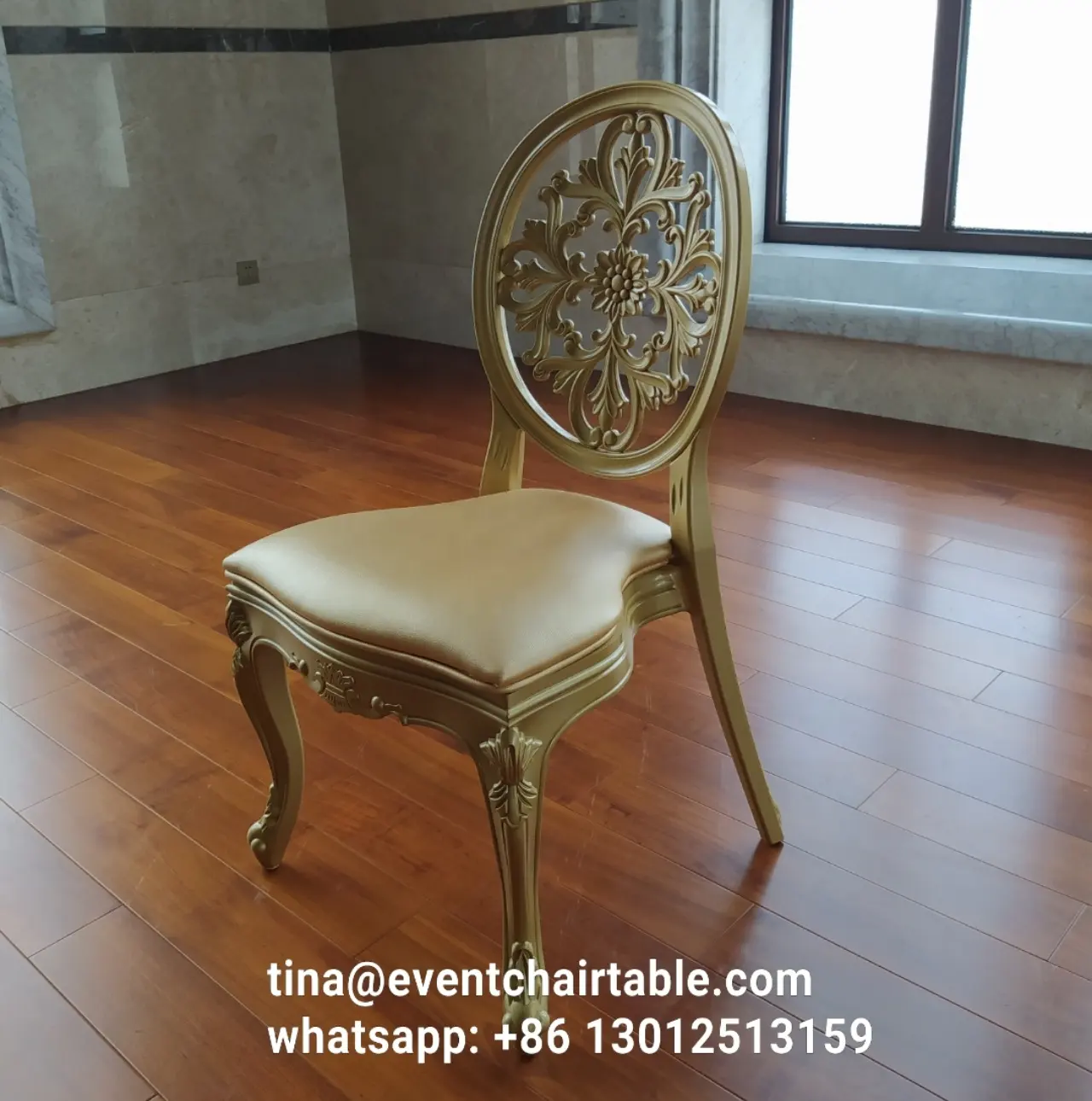 Hotel Hochzeit Gold Luis Geist Esszimmer Königliche Stühle