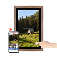 Bingkai foto Digital Pro, bingkai foto Digital 18.5 "WiFi, layar sentuh IPS HD, berbagi foto, video, melalui Frameo App di mana saja