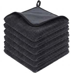 Serviette de lavage pour voiture en microfibre tissée super absorbante 1200 GSM, séchage rapide, pour usage domestique - Product Image 1