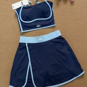 Nuovo Completo Yoga <span class=keywords><strong>Donna</strong></span> a Righe ad Asciugatura Rapida 2026, Set Sportivo 2 Pezzi Anti-shock per Corsa e Fitness all'Aperto - Product Image 4