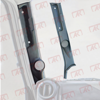 Accessoires modifiés a Pillar Tweeter Pods Mounts pour Land Cruiser 70Series LC71 LC75 LC76 LC79 FJ75 FJ76 FJ79 2007 +.