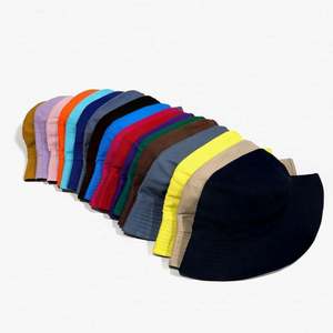 Sombrero de Pescador Reversible de Moda, Personalizable, con Logotipo Bordado, Estampado, Etiqueta Personalizada, Color Sólido, de Algodón - Product Image 5